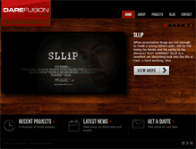 Tablet Screenshot of darefusion.com